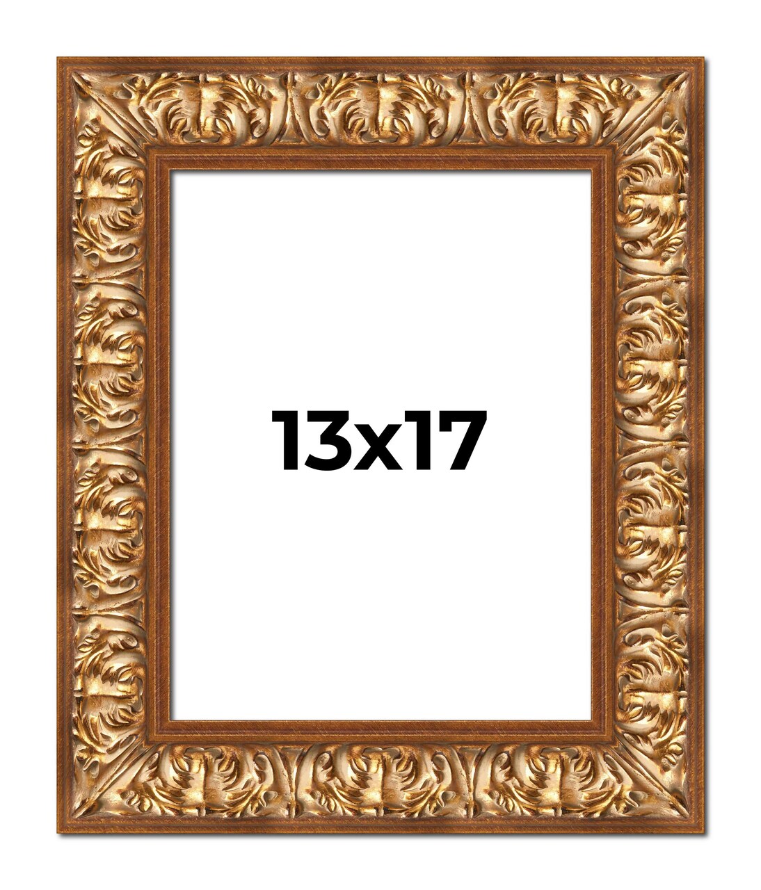 Modern Shadow Box 1" Depth Gold Picture Frame - UV Acrylic, Backing, Hanging Hardware